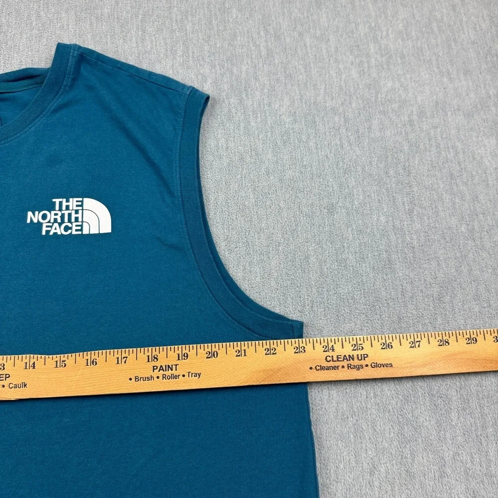 The North Face Tank Mens Large Blue Running Trail‎ Hiking Athletic Workout Gym